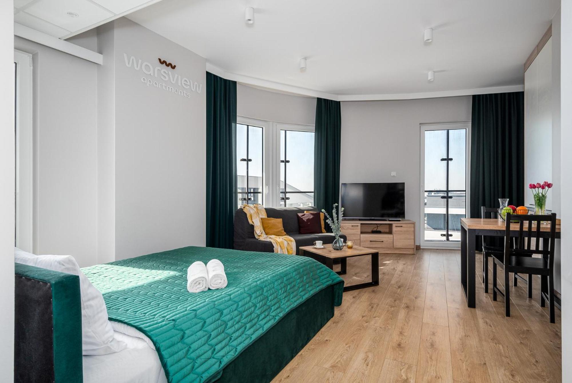 Warsview Apartments Varşova Dış mekan fotoğraf